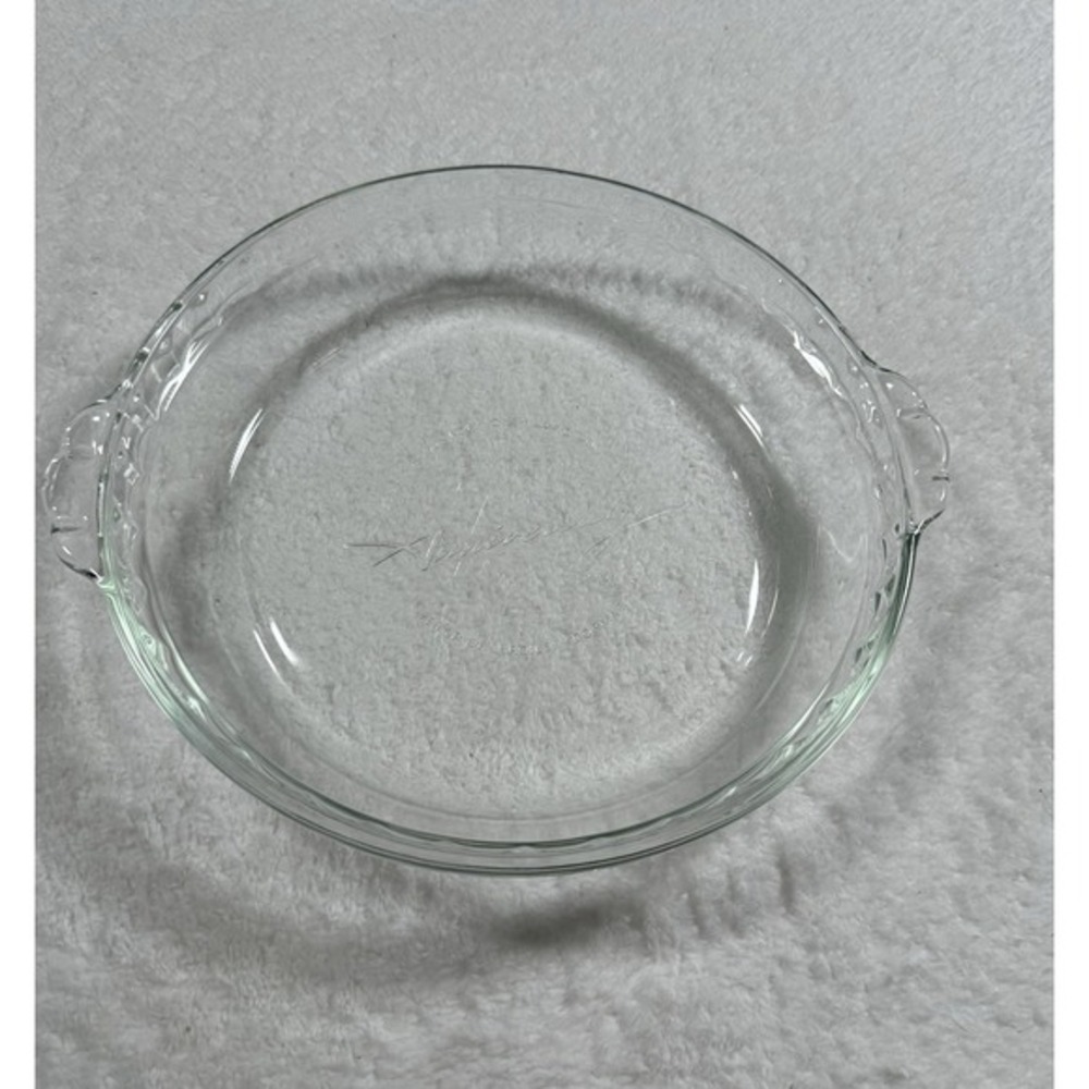 Vintage PYREX 9" Pie Plate 75th Anniversary 1915-1990 229-A w/Fluted Edges- USA!